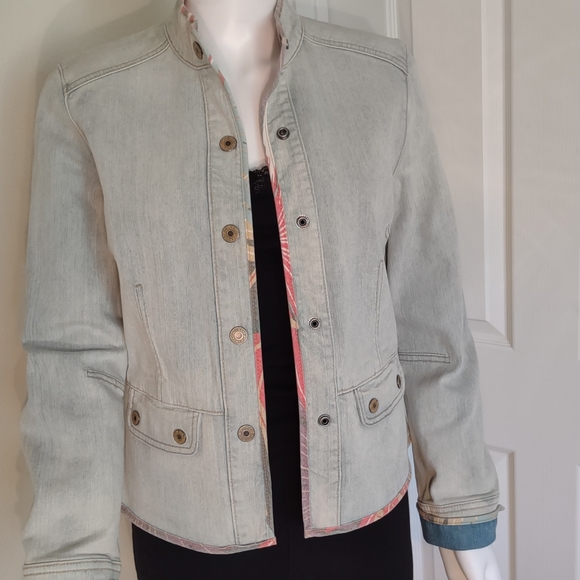 GAP Stretch Denim Women's Jacket SzSmall NWOT - Picture 4 of 16